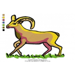 Gazelle Embroidery Designs 6